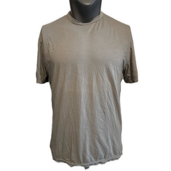James Perse Men’s Solid Gray Crew Neck Short Sleeve T Shirt Top 3 Large - Picture 1 of 4